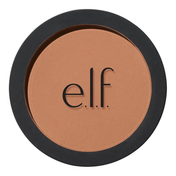 E.L.F. Primer-Infused Bronzer, Long-Lasting, Lightweight & Buildable Powder Bronzer, Delivers A Matte Finish, Vegan & Cruelty-Free, Fresh Tan