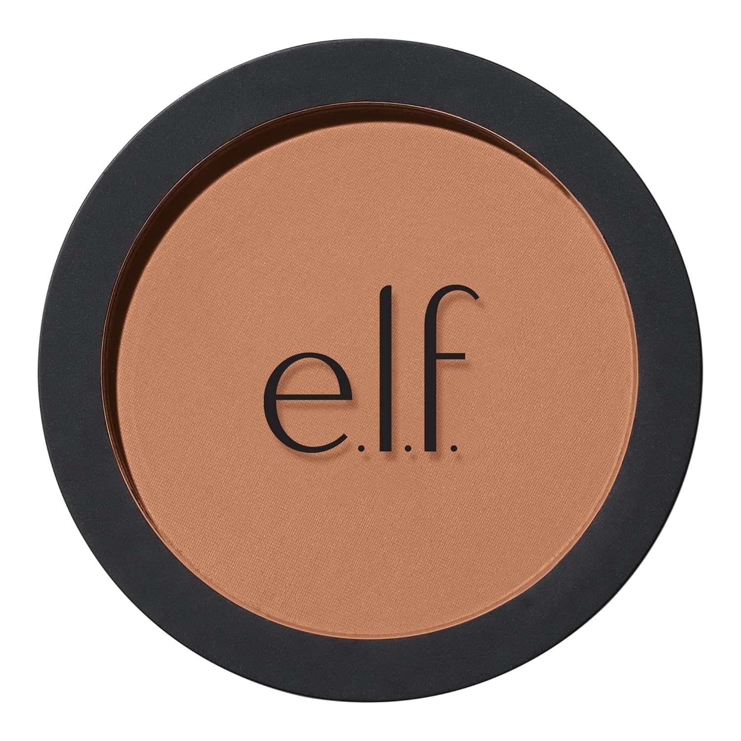 E.L.F. Primer-Infused Bronzer, Long-Lasting, Lightweight & Buildable Powder Bronzer, Delivers A Matte Finish, Vegan & Cruelty-Free, Tan O' Clock