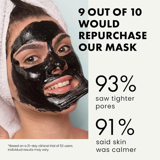Detoxifying Charcoal Blackhead Peel Off Face Mask - Black Head Remover Mask For Face With Kaolin+Bentonite Clay, Organic Blackhead Removal Face Masks, Skincare Face Care Kit Pore Mask, Blackhead Extra