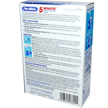 Plus White 5-Minute Speed Whitening System Improved Formula