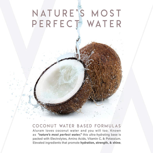 ALURAM Moisturizing Body Lotion, Hydrating Coconut Water & Squalane Cream Moisturizer for Soft Skin, Vegan, 18 Fl Oz
