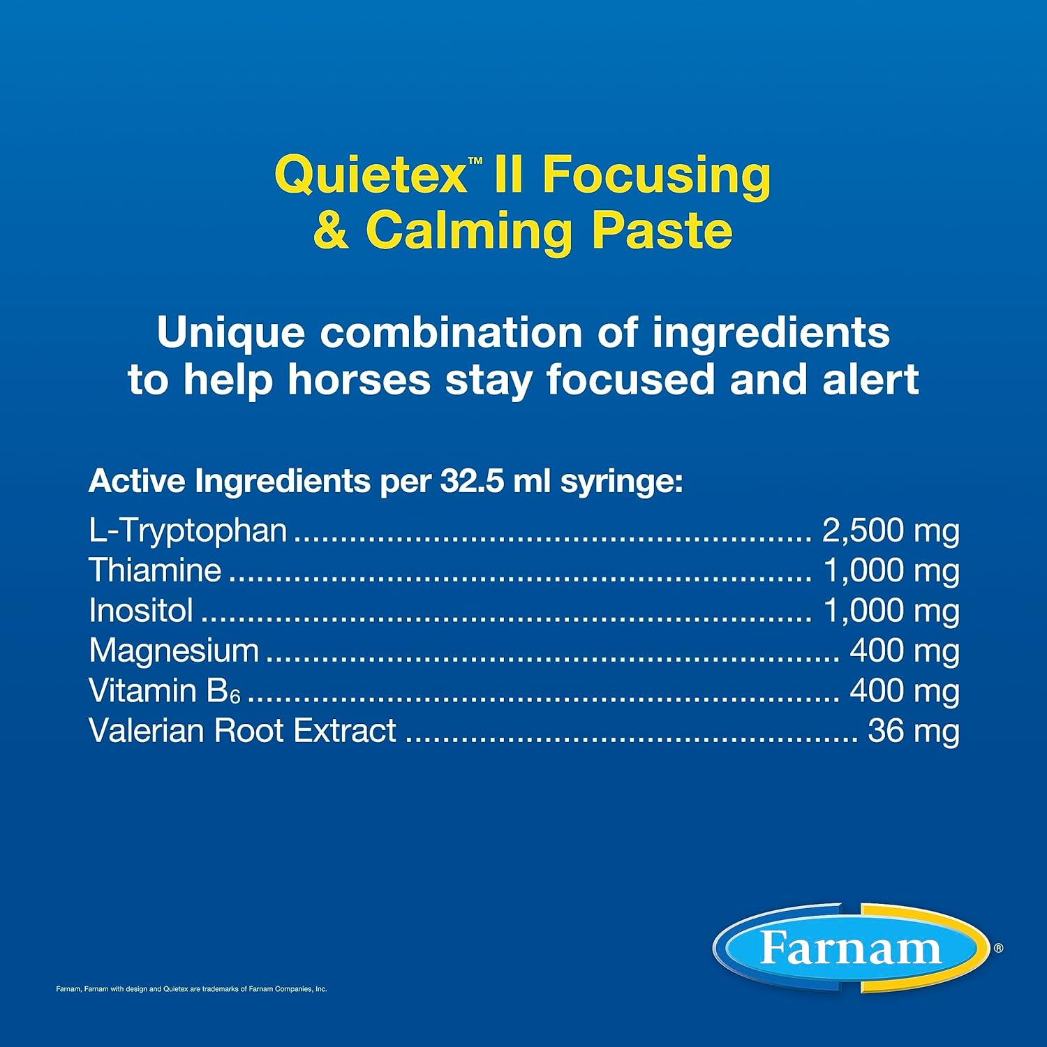 Farnam Quietex Ii Horse Calming Supplement Pellets, Helps Manage Nervous Behavior And Keep Horses Calm & Composed In Stressful Situations, 1.625 Lbs, 26 Day Supply : Pet Relaxants : Pet Supplies