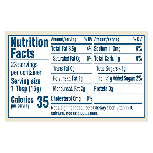 Hellmann'S Mayonnaise Dressing Italian Herb & Garlic For A Deliciously Creamy Condiment, With Real Ingredients & No Artificial Flavors, 11.5 Oz
