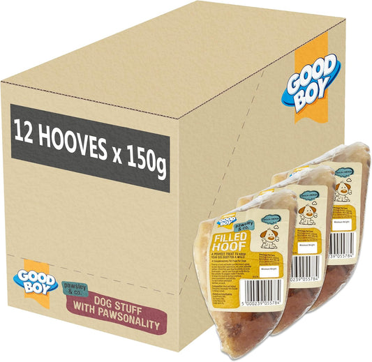 Good Boy Filled Hoof, Case Of 12