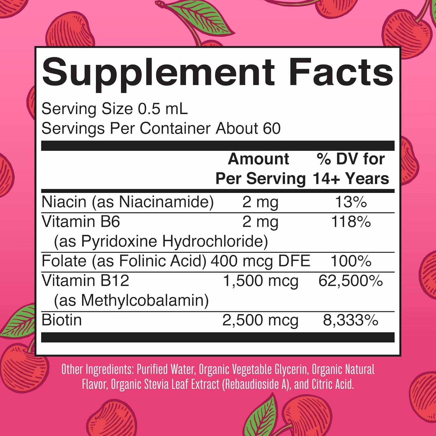 MaryRuth Organics Vitamin B Complex | B Vitamins Complex | Biotin | Vitamin B12 | Niacin | Folate | Metabolic Support Supplement | Vegan | USDA Organic | Non-GMO | Gluten Free | 2 Month Supply : Health & Household