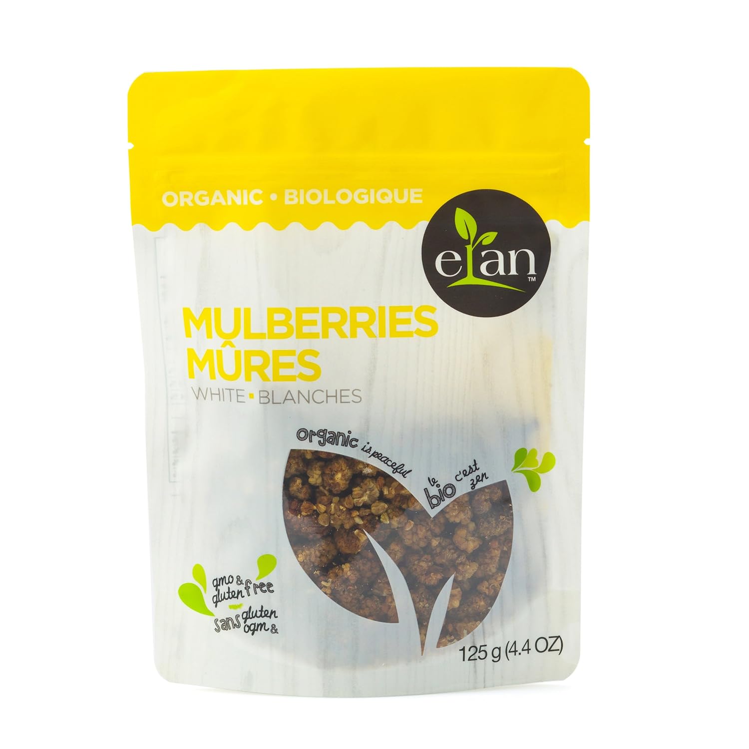 Elan Organic Mulberries, Non-Gmo, Vegan, Gluten-Free , 4.4 Oz