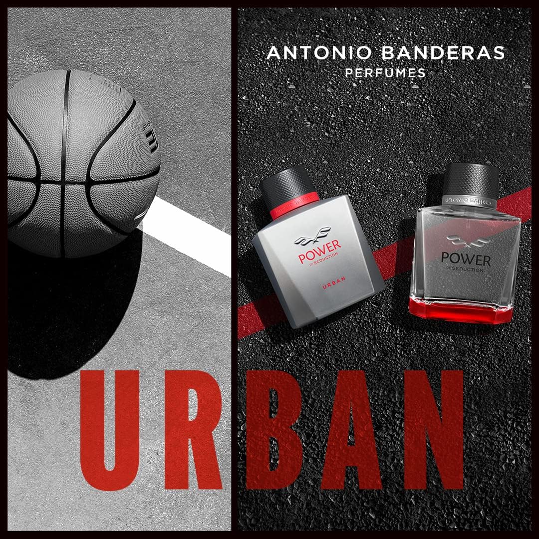 Banderas Perfumes - Power of Seduction Urban, Eau de Toilette for Men - Long Lasting - Elegant, Masculine and Sexy Fragance - Citrus, Woody and Vanilla Scent- Ideal for Day Wear -100 ml : Amazon.co.uk: Beauty