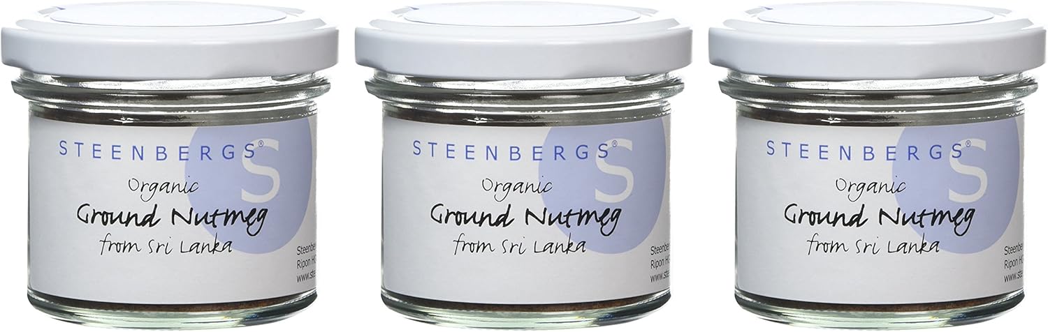 Steenbergs Organic Ground Nutmeg Standard Jar - 40G