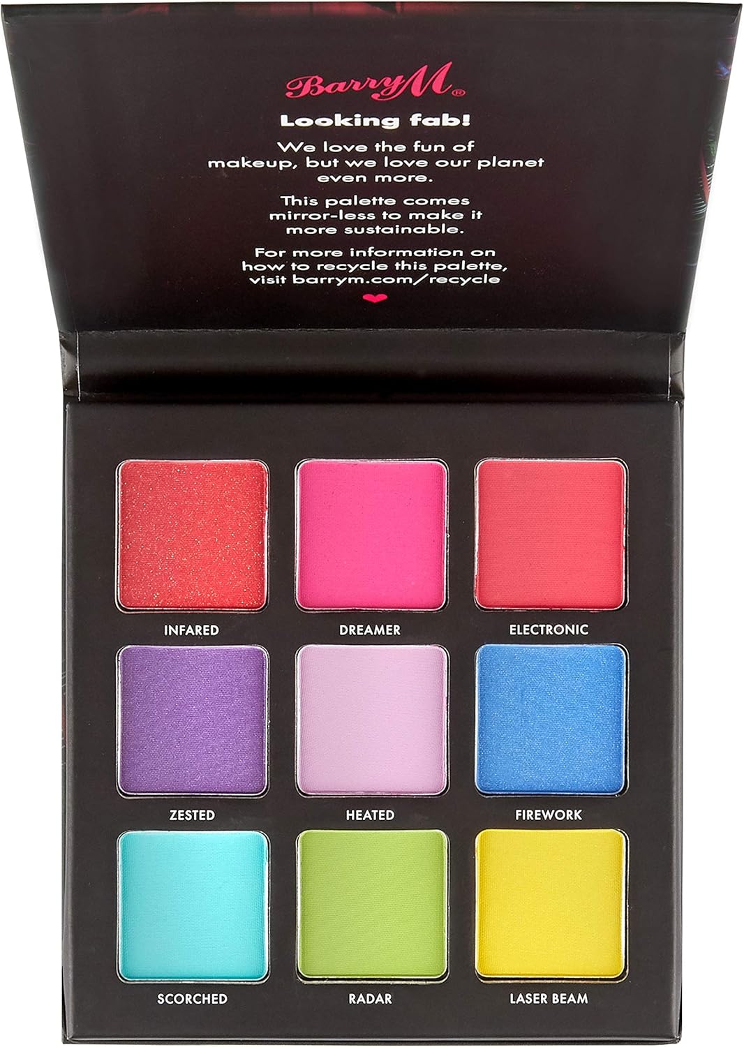 Barry M Cosmetics Neon Brights Eyeshadow Palette : Amazon.co.uk: Beauty