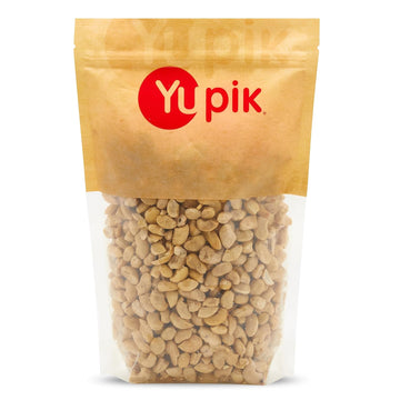 Yupik Roasted Unsalted Cashews, Butts, 2.2 Lb, Gluten-Free, Kosher, Vegan, Broken Nuts, Crunchy Cashew Pieces, No Added Salt, Lightly Roasted, Source Of Protein & Iron, Savory Snacks