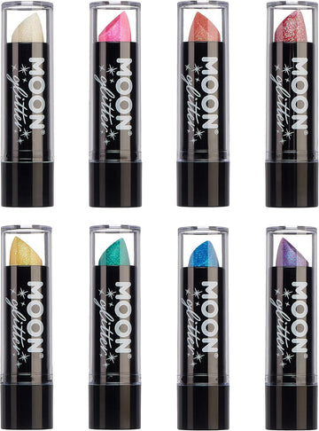 Iridescent Glitter Lipstick By Moon Glitter - 4.2G - White
