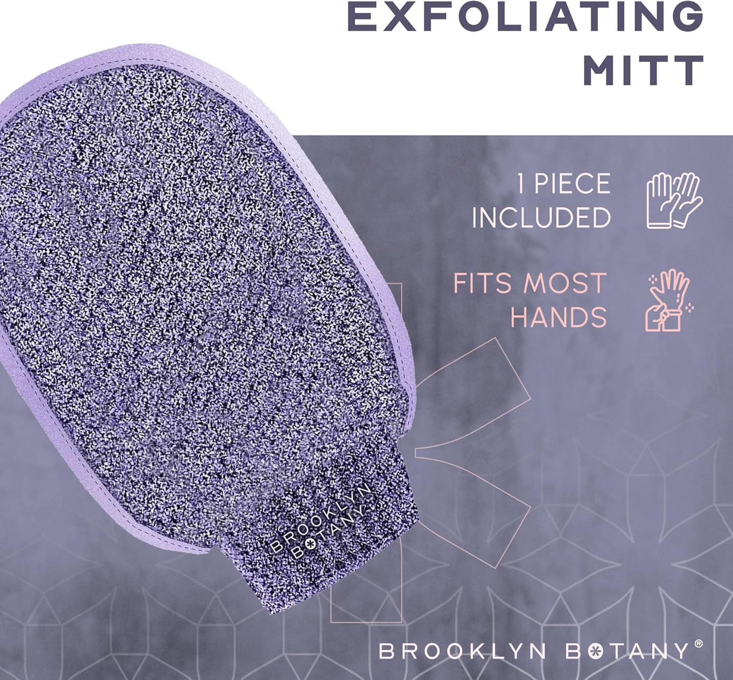 Brooklyn Botany Exfoliating Gloves For Bath And Shower – Heavy Duty Exfoliating Body Scrubber For Massage And Dead Skin Remover For Body – 2 Pairs : Beauty & Personal Care