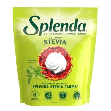 Splenda Stevia Zero Calorie Sweetener For Baking, Plant Based Sugar Substitute Granulated Powder, 9.7Oz Resealable Pouch