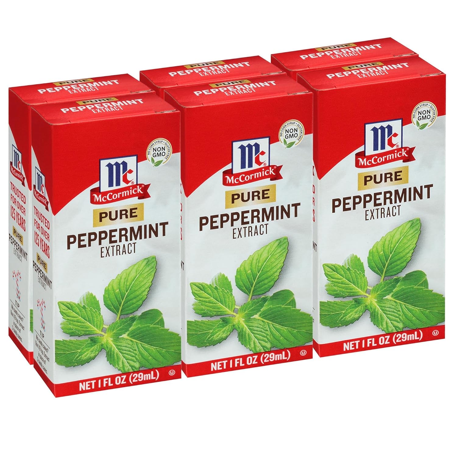 Mccormick Pure Peppermint Extract, 1 Fl Oz (Pack Of 6)