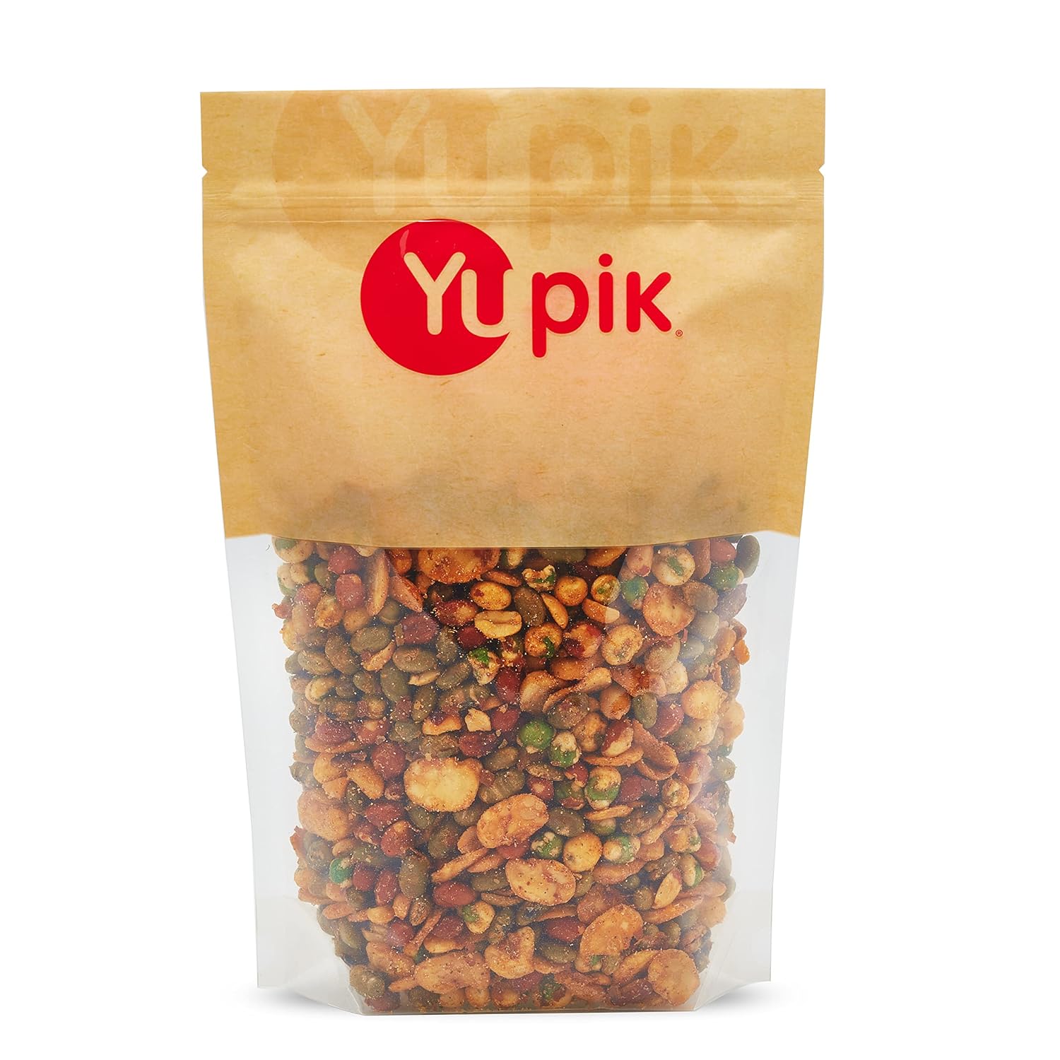 Yupik Spicy Korean BBQ Protein Snack Mix, 2.2 lbs, Roasted Peanuts, Beans & Peas Seasoned with Togarashi Spice, High In Protein, Vegan, Non GMO, No Preservatives or Artificial Flavors, Brown, Pack of 1