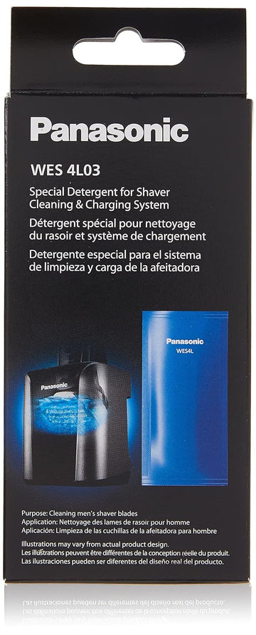 Panasonic Cleaning Solution Refill for Men’s Shaver Automatic Clean and Charge Systems, 3-Pack - WES4L03