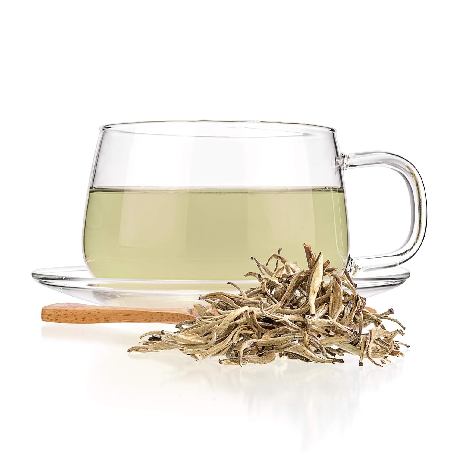 Tealyra - Luxury Jasmine Silver Needle White Losse Tea - Grown In Fujian China - Loose Leaf Tea - Caffeine Level Low - 110G (4-Ounce)