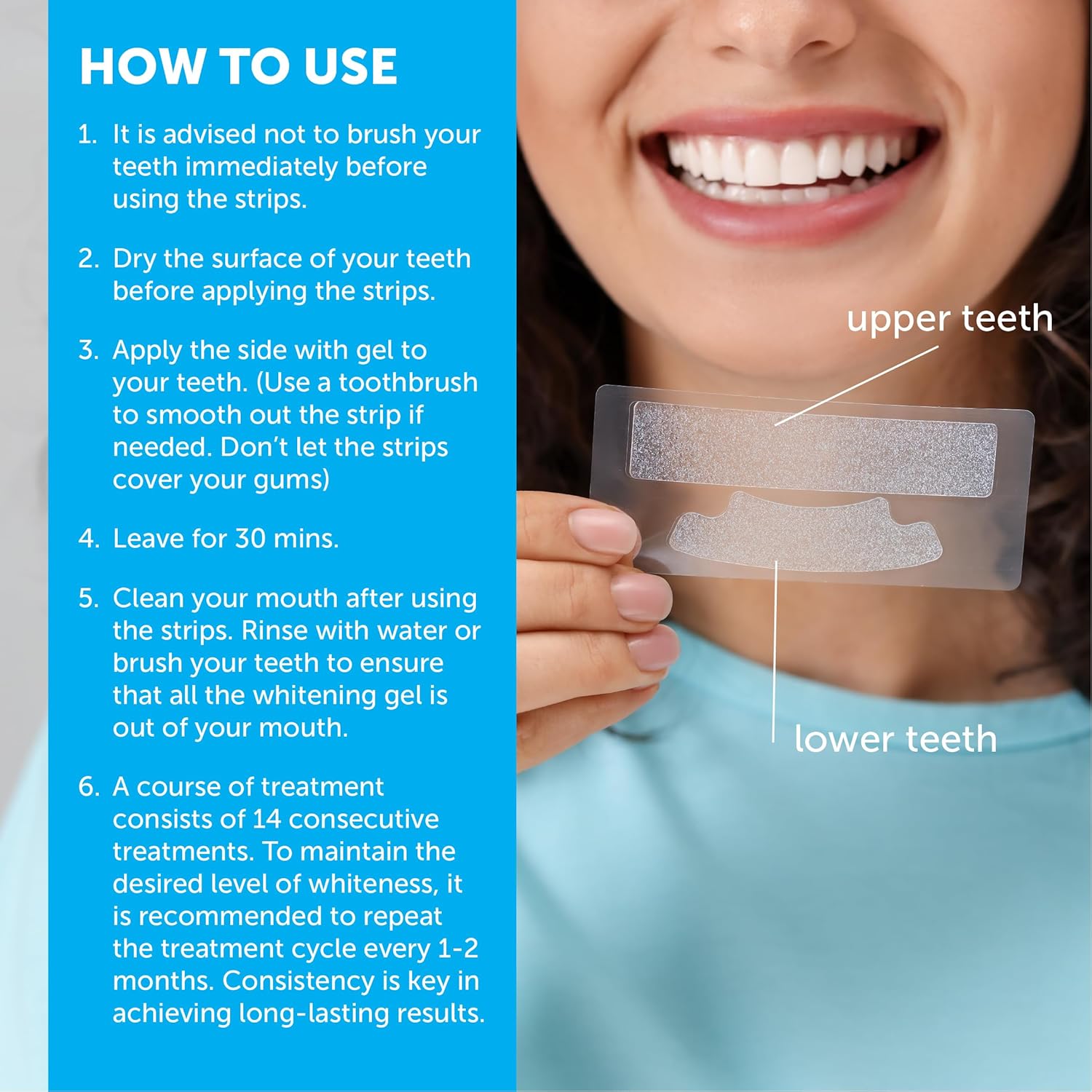 AloeDent Teeth Whitening Strips - Peroxide Free, Removes Stains, Natural Aloe Vera and PVP Formula, Gentle on Gums & Enamel, Sensitivity Free, Vegan, 28 Strips, 14 Day Treatment : Amazon.co.uk: Health & Personal Care