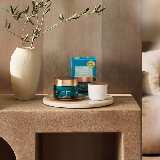 Rituals Body Cream + Refill The Ritual Of Mehr Gift Set - Energising Body Cream With Sweet Orange And Cedar Wood - Nourishing Properties, 220Ml + 220Ml