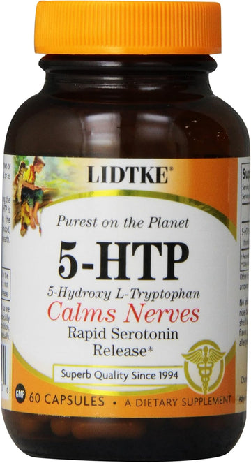 Lidtke Technologies Diet Supplement 5- Htp Capsules, 60 Count