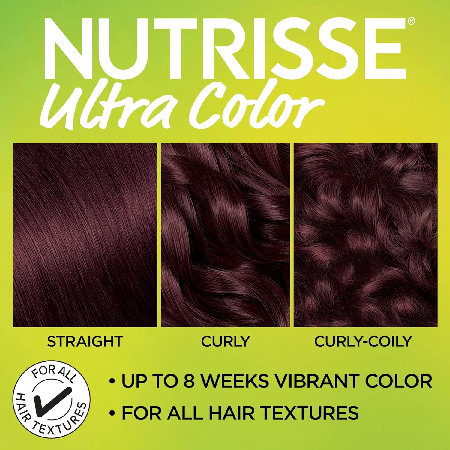 Garnier Hair Color Nutrisse Ultra Color Nourishing Creme, BR1 Deepest Intense Burgundy (Acai Berry) Red Permanent Hair Dye, 1 Count (Packaging May Vary) : Beauty & Personal Care