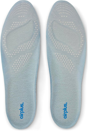 Airplus Extreme Active Gel Lightweight And Breathable Shoe Insoles For Cushion And Support, Men'S, Size 7-13