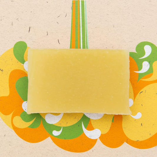 Shower Blocks - Sweet Orange &Bergamot Solid Shower Gel | Plastic, Sls, Sles & Paraben Free | 100% Natural & Vegan | Moisturising Body Soap For The Shower