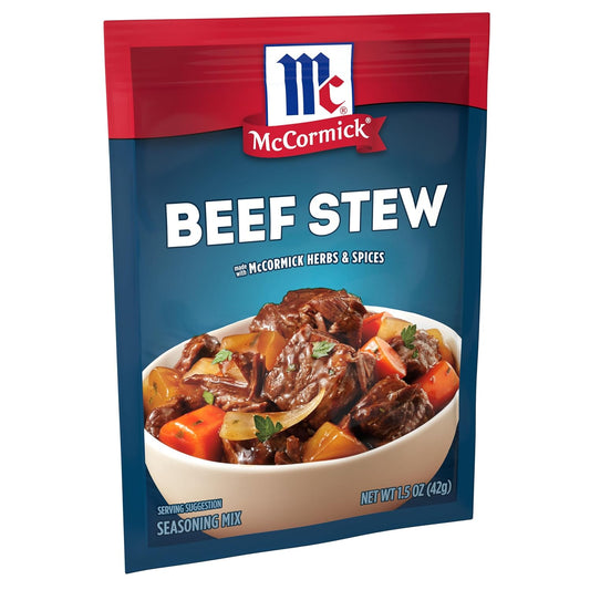 Mccormick Beef Stew Seasoning Mix, 1.5 Oz (Pack Of 12)