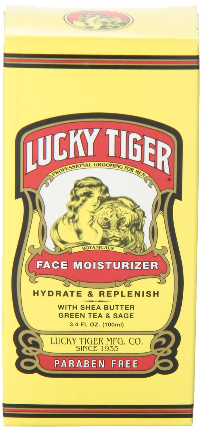 Lucky Tiger Premium Facial Moisturizer, 3.5 Ounce : Beauty & Personal Care