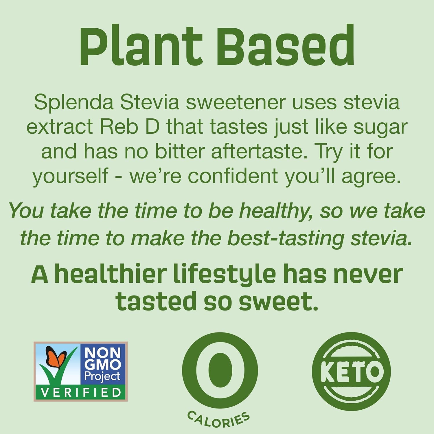 Splenda Stevia Zero Calorie Sweetener, Plant Based Sugar Substitute Granulated Powder, Single Serve Packets, 500 Count (Pack Of 1)