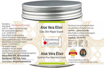 Greenwood Essential Pure Aloe Vera Elixir (Gel) Daily Skin Repair Expert Therapeutic Grade 50Gm