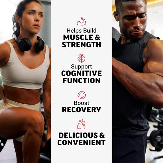 Force Factor Creatine Monohydrate Gummies, 5G Dose For Men & Women To Support Muscle, Strength, Recovery, Cognitive Health & Memory, Mixed Berry, 150 Gummies