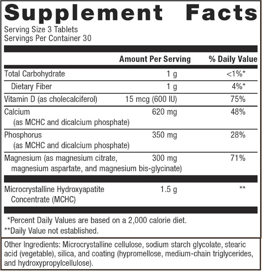 Metagenics Bone Builder With Magnesium - Bone Support Supplement* - Comprehensive Mineral Support* - With Calcium, Vitamin D & Magnesium - Non-Gmo - Gluten-Free - 90 Tablets