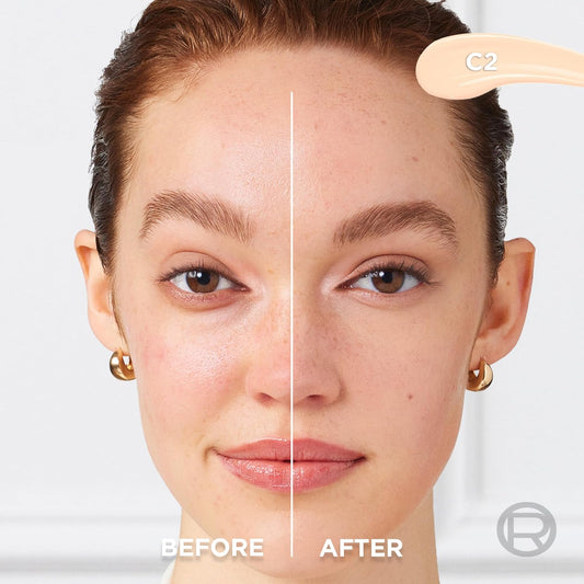 L’Oréal Paris True Match Radiant Serum Concealer, Brightening Under Eye Concealer Make Up With 1.5% Hyaluronic Acid And Caffeine, C2, 0.33 Oz