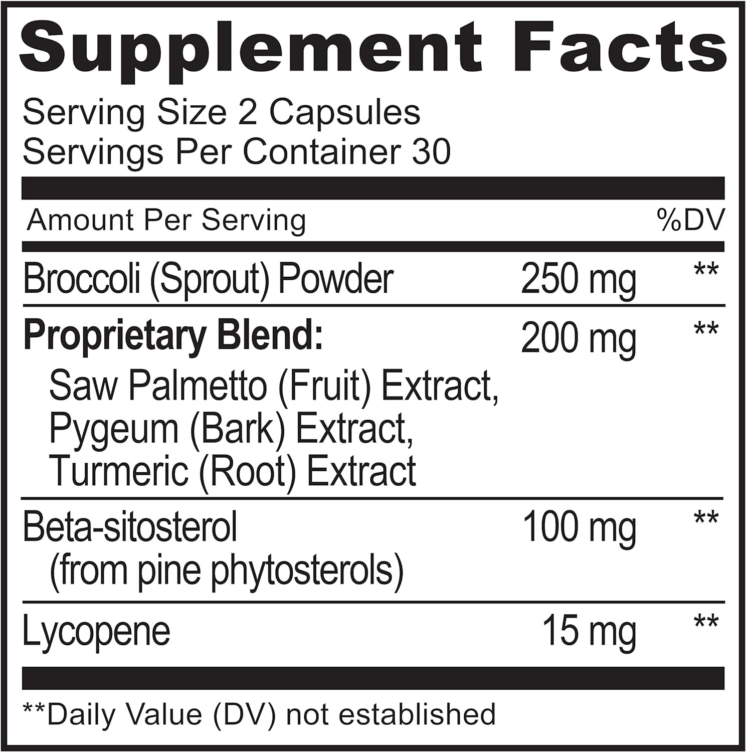 NATURELO Prostate & Urinary Health, Comprehensive Formula with Saw Palmetto, Pygeum, Tumeric, Plant Sterols, Broccoli and Lycopene, 60 Vegetarian Capsules : Health & Household