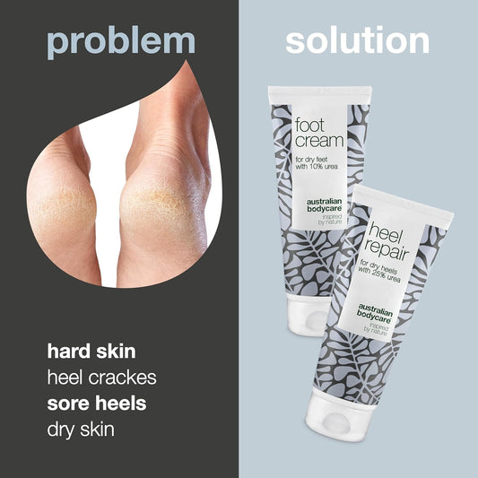 Foot Care Duo For Dry Feet And Cracked Heels - Moisturizing Foot Cream And Intensive Heel Repair For Soft And Smooth Skin - Soothing Formula With Antifungal Properties - Perfect For Athletes Foot