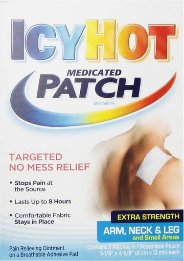 Icy Hot Topical Analgesic Small Patch (Arm, Neck & Leg) 5 Ct