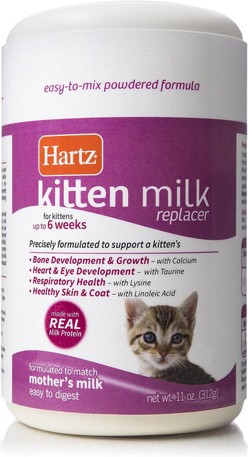 Hartz Powdered Kitten Milk Replacer Formula - 11Oz
