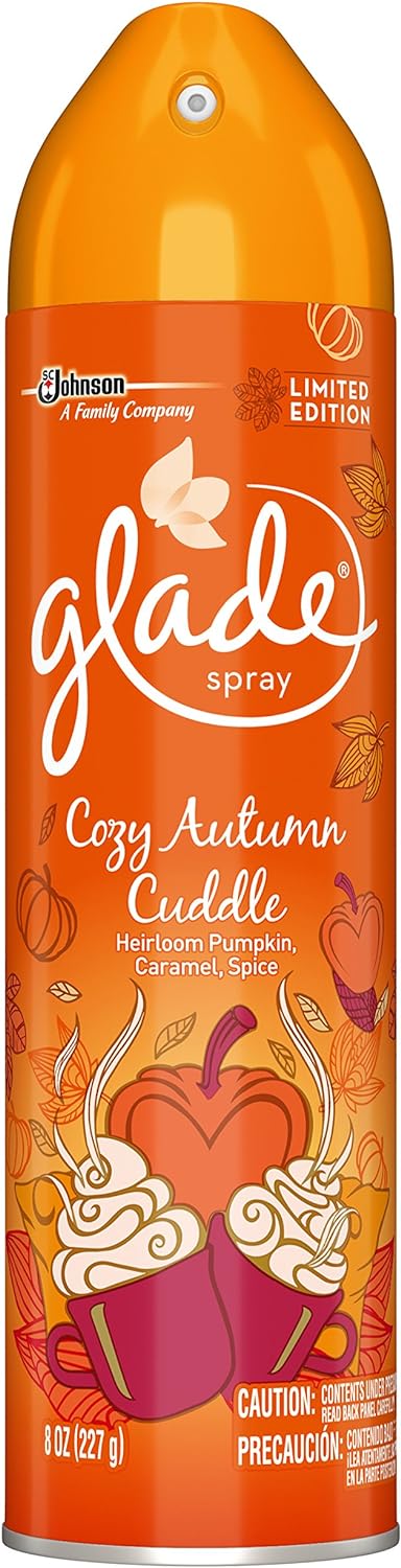 Glade Room Spray Air Freshener, Cozy Autumn Cuddle, 8 Ounces