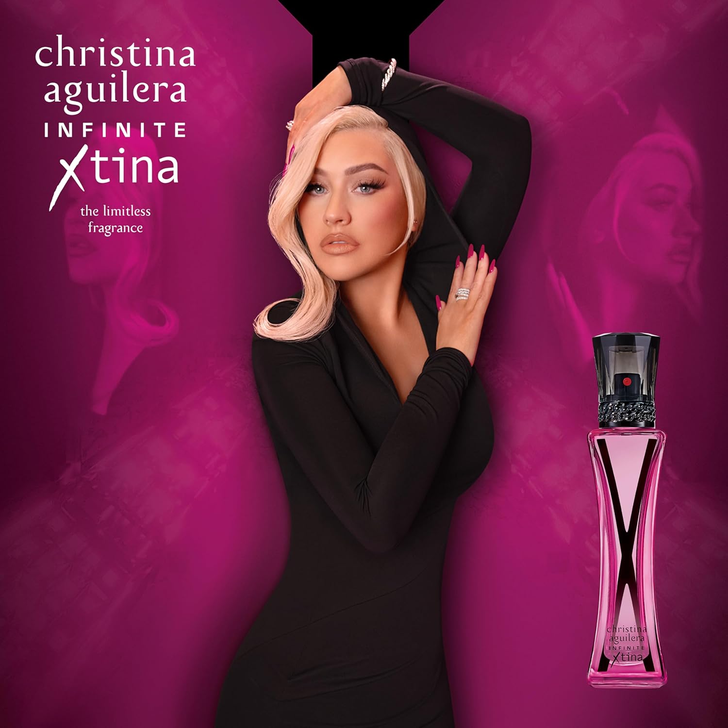 Christina Aguilera Infinite Xtina Eau De Parfum Spray, 30Ml, Floral Amber Fruity Fragrance, Perfume For Women