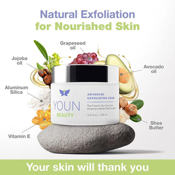 Youn Beauty Wash-Off Exfoliating Face Wash By Dr. Anthony Youn – Paraben-Free, Gentle Face Exfoliator With Shea Butter, Vitamin E, Jojoba Oil, And Grapeseed Oil (100 Ml)