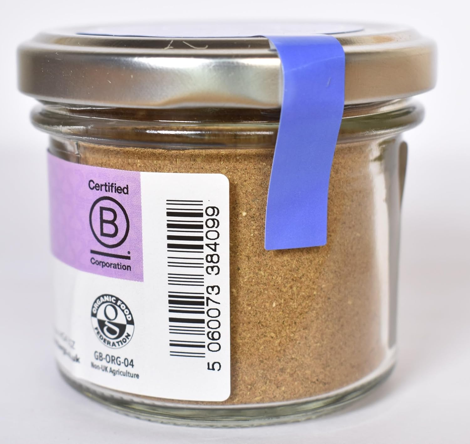 Steenbergs Organic Christmas Chai Spice Mix Standard Glass Jar 40G