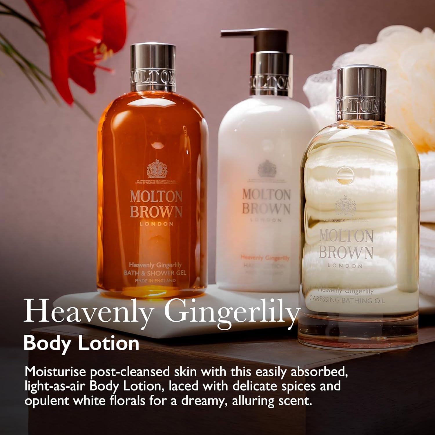 Molton Brown Heavenly Gingerlily Body Lotion 10 Fl. Oz. : Beauty & Personal Care
