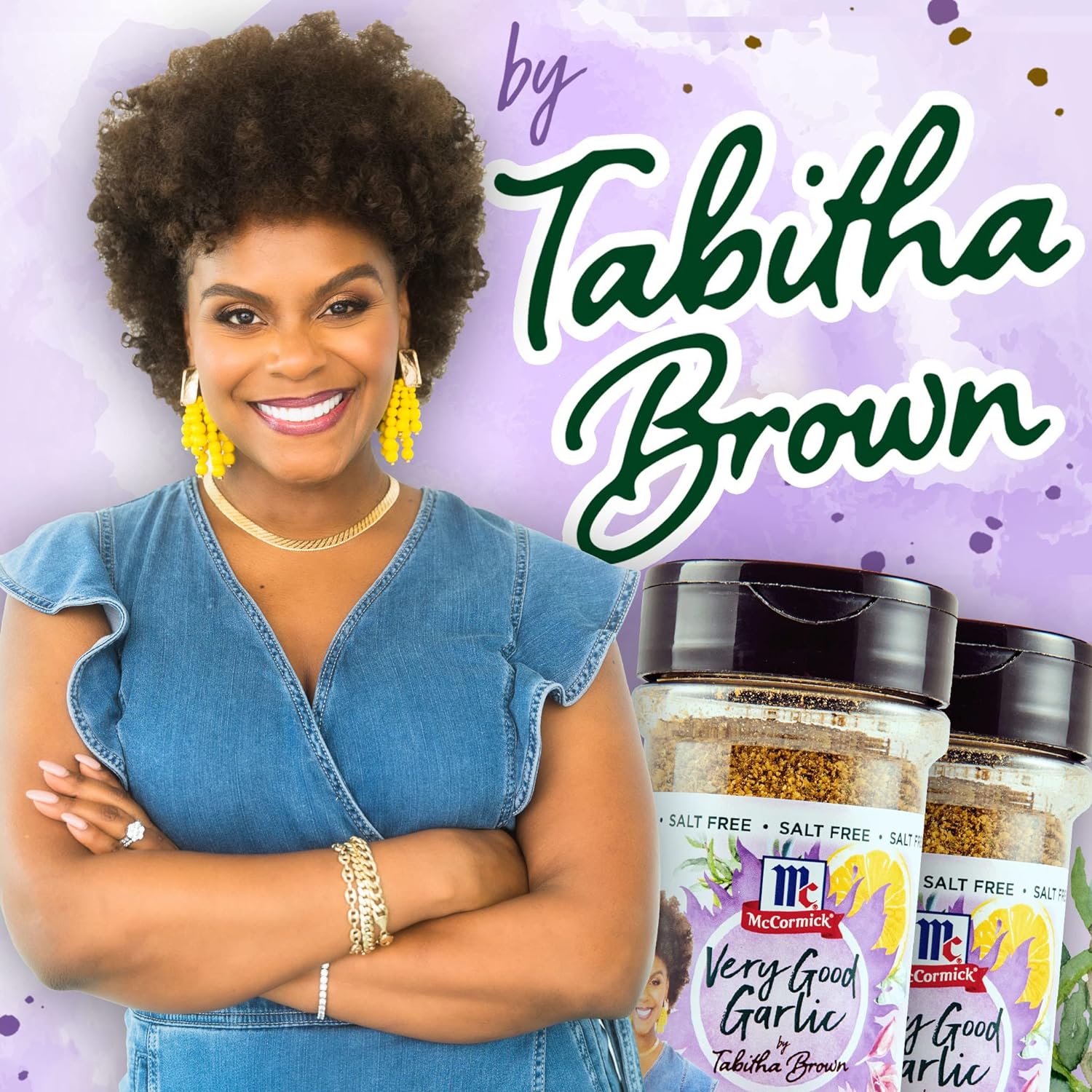 McCormick Very Good Garlic All Purpose Seasoning by Tabitha Brown, 4.87 oz (Pack of 6) : Everything Else