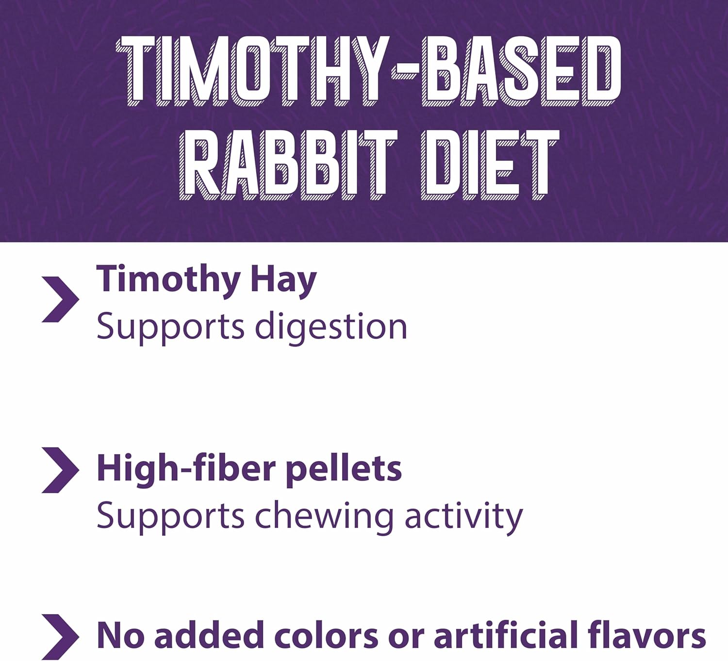 Mazuri | Nutritionally Complete Timothy Hay-Based Rabbit Food | 5 Pound (5 lb.) Bag : Pet Supplies