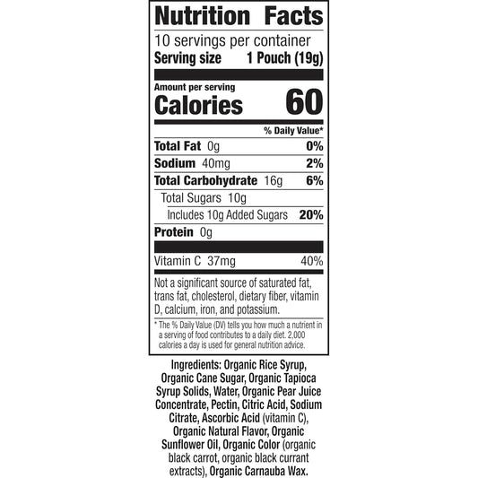 Annie'S Organic Bunny Fruit Snacks, Pink Lemonade, 5 Pouches, 0.8 Oz Each