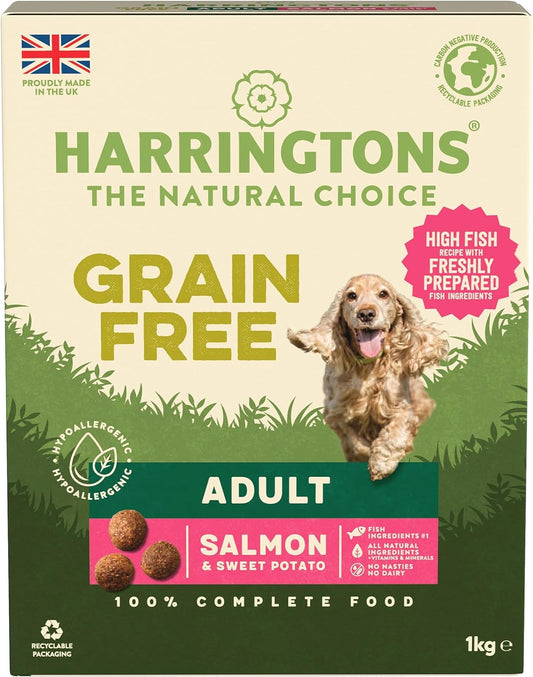 Harringtons Grain Free Salmon 1kg x5