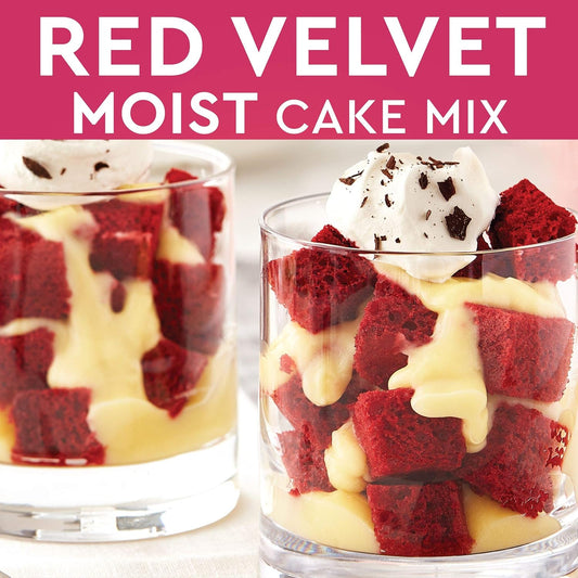 Duncan Hines Signature Cake Mix, Red Velvet, 15.25 oz