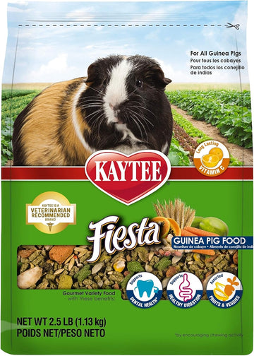 Kaytee Fiesta Guinea Pig Food, 2.5-Pound