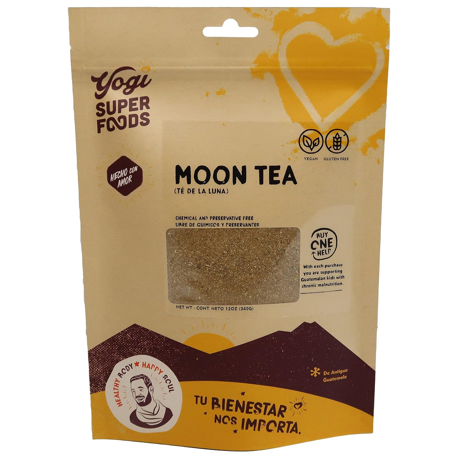 Yogi Super Foods Moon Tea for Women's Cycle Support, PMS & Menopause Relief - Organic Herbal Blend for Bloating, Cramps, Hormone Balance with Dong Quai, Ginger, Maca, Chamomile & Mugwort - 12 Oz Bag